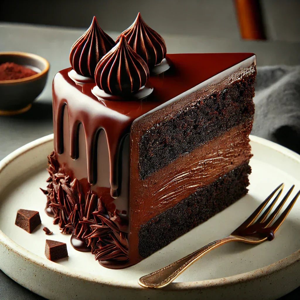 Bolo de chocolate trufado